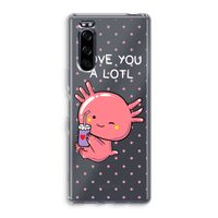 Love You A Lotl: Sony Xperia 5 Transparant Hoesje