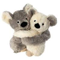Warmte/koelte knuffel - magnetron - koala - 25 cm - grijs - voor kinderen/jongens/meisjes