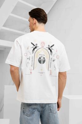 Off The Pitch Sacred T-Shirt Heren Wit - Maat S - Kleur: Wit | Soccerfanshop