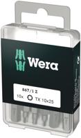 Wera 867/1 Z TORX® Bits, TX 10 x 25 mm (10 Bits pro Box) - 1 stuk(s) - 05072406001