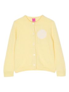 Cashmere in Love Kids cardigan Alta en soie mélangée - Jaune