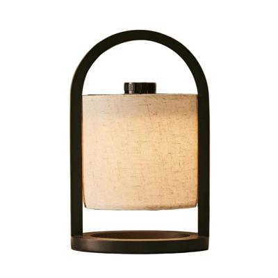 Tafellamp oplaadbaar River Black hout