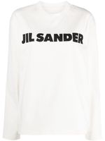 Jil Sander sweat en coton à logo imprimé - Blanc - thumbnail