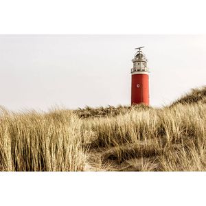 Inductiebeschermer - Vuurtoren in de duinen - 85x55 cm