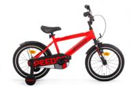 AMIGO Speeder 16 Inch Jongens Terugtraprem Rood/Zwart