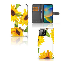 Hoesje voor Apple iPhone 14 Zonnebloemen