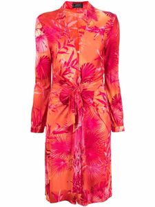 Versace Pre-Owned robe imprimée en soie (années 2000) - Orange