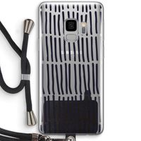 Moroccan stripes: Samsung Galaxy S9 Transparant Hoesje met koord