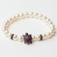 Lancaster JLA-BR-TURTLE-5-WH 16 mm Dames armband