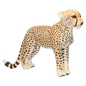 Living Earth serie - Pluche knuffel dieren Cheetah/jachtluipaard van 35 cm