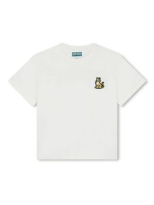 Kenzo Kids t-shirt Kotora en coton - Tons neutres