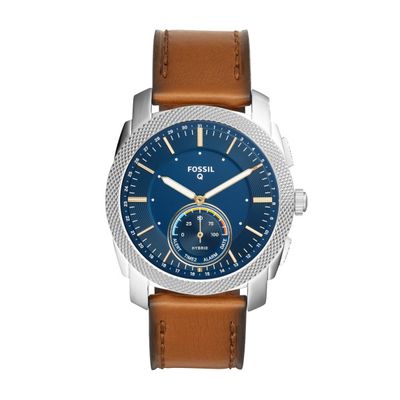 Horlogeband Fossil FTW1162 Leder Bruin 24mm