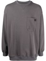 ZZERO BY SONGZIO sweat à poche poitrine - Gris