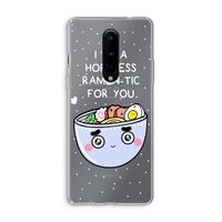 I'm A Hopeless Ramen-Tic For You: OnePlus 8 Transparant Hoesje