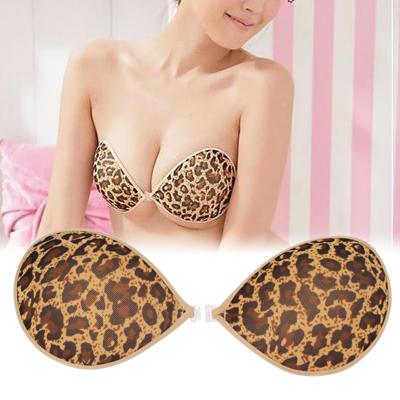 Fashion hoge kwaliteit Luipaard patroon naakt beha onzichtbare beha (maat: B)