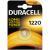 Duracell 1220 huishoudelijke batterij Wegwerpbatterij CR1220 Lithium