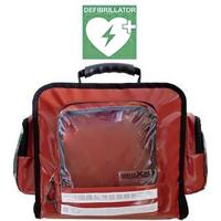 MEDX5 1-52344 EHBO-wandtas met defibrillatorcompartiment (leeg) 40 x 35 x 25 Rood