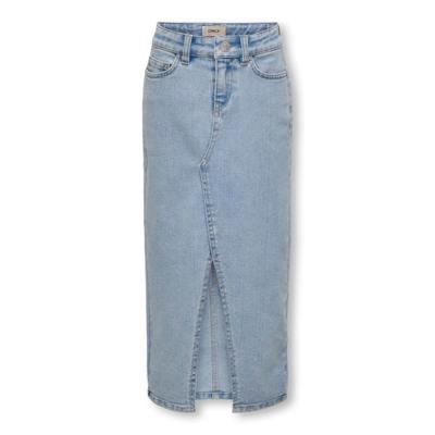 Kids ONLY zomer jeans midi rok meisjes - licht blauw denim - Kogsiri