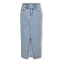 Kids ONLY zomer jeans midi rok meisjes - licht blauw denim - Kogsiri Kids ONLY zomer jeans midi rok meisjes - licht blauw denim - Kogsiri