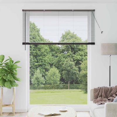 Raam Blind met gordijnen Anders Zwart 160 x 220 cm Aluminium