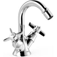 Bidetkraan Tres Clasic | Opbouw | Mengkraan | 1-hendel | Vintage | Chroom