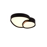 Trio Organische plafonniereRise 43,5cm zwart - 647510232