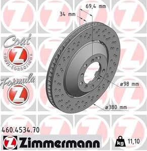 Remschijf FORMULA Z REMSCHIJF 460453470