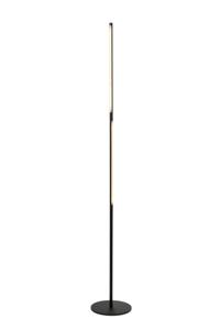 Lucide FINAN - Vloerlamp - LED Dimb. - 1x32W 2700K - Zwart