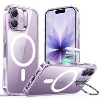 iPhone 17 Classic Hybrid Magnetic Case (Camera Control, Stash Stand) - Clear