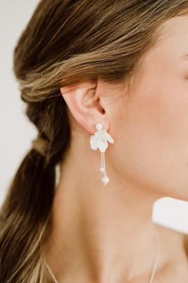 Perlenbräute Faye Oorbellen