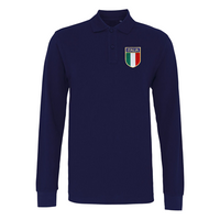 Rugby Vintage - Italië Retro Rugby Shirt 1960's - Navy - thumbnail