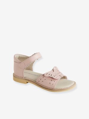 Leren meisjessandalen kleutercollectie roze