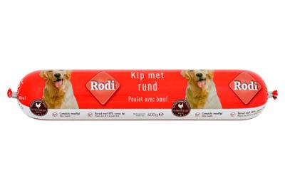 Rodi Dierenvoeding Kip met Rund 400g - Smolke