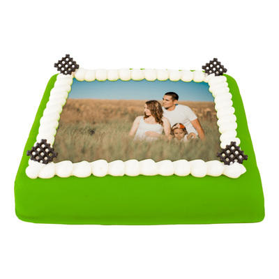 Groene Marsepeintaart