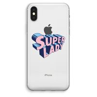Superlady: iPhone XS Max Transparant Hoesje