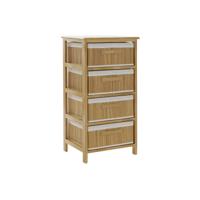 Ladekast DKD Home Decor Natuurlijk Bamboe Paulownia hout 42 x 32 x 81 cm