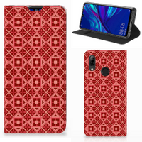 Huawei P Smart (2019) Hoesje met Magneet Batik Rood