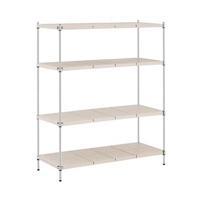 Metalen opbergrek - 150 x 60 x 180 cm - 600 kg - grijs
