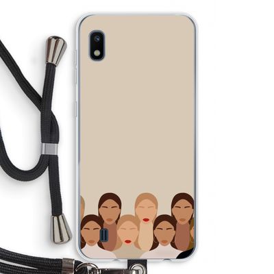 Girls girls girls: Samsung Galaxy A10 Transparant Hoesje met koord