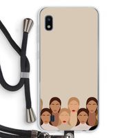 Girls girls girls: Samsung Galaxy A10 Transparant Hoesje met koord