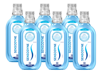 Sensodyne Mondwater Cool Mint Multiverpakking