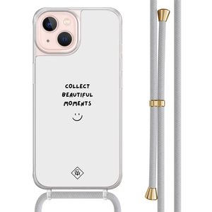 iPhone 13 hoesje met grijs koord - Collect moments