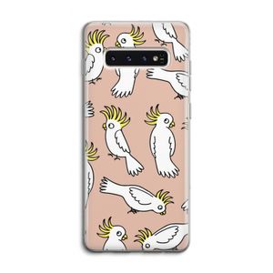 Papegaai: Samsung Galaxy S10 4G Transparant Hoesje