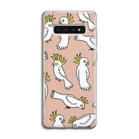 Papegaai: Samsung Galaxy S10 4G Transparant Hoesje