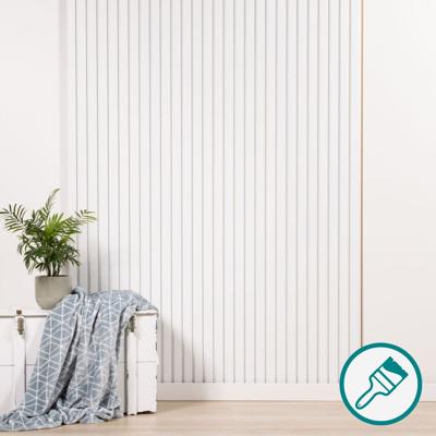 Wallcompany Alpine wandpaneel - Overschilderbaar - 30 x 277 cm