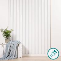 Wallcompany Alpine wandpaneel - Overschilderbaar - 30 x 277 cm