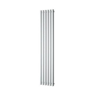 Plieger Designradiator Trento 814 Watt Middenaansluiting 180x35 cm Zilver Metallic