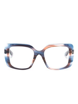Dita Eyewear lunettes de vue à monture oversize - Marron Dita Eyewear lunettes de vue à monture oversize - Marron