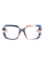 Dita Eyewear lunettes de vue à monture oversize - Marron - thumbnail