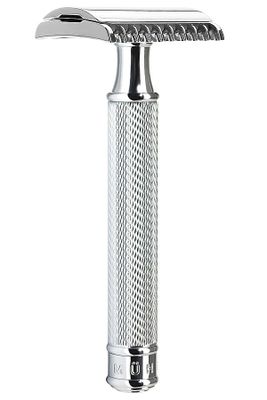 Muhle R41 double edge safety razor met tandkam chroom